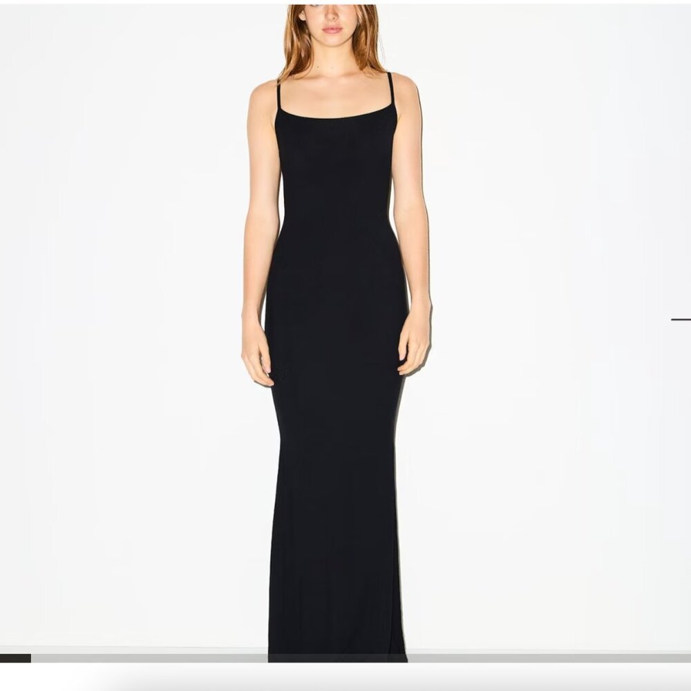 Skims Long Slip Dress
